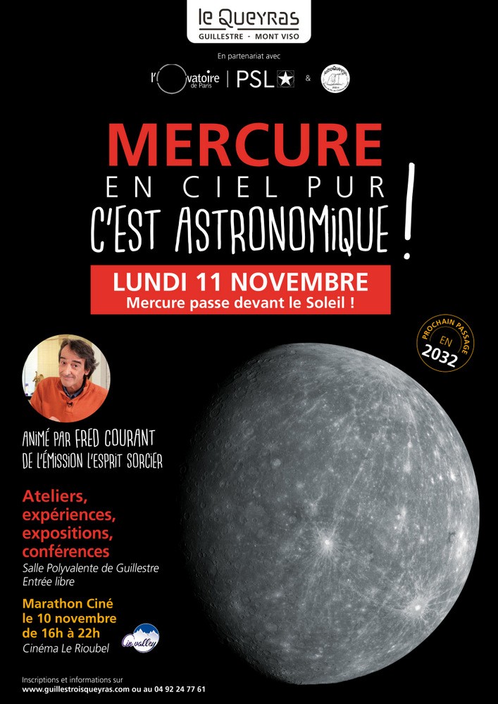 Affiche evenement Mercure soleil